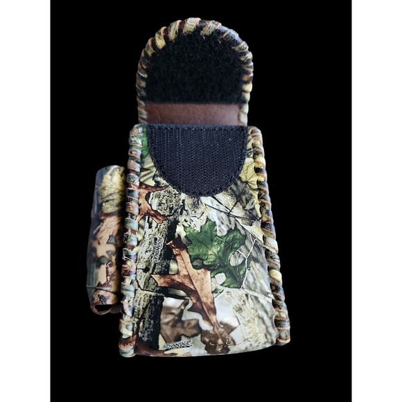 Rugged Camo Cigarette Leather Case Lighter Pouch Clip Top Regular 100's Holder - Picture 2 of 9